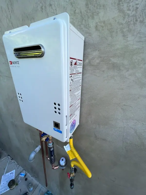Tankless water heater installation for Burnham homes